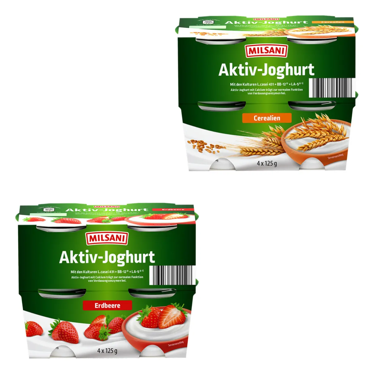 MILSANI Aktiv-Joghurt- Joghurt, Quark & Milchdesserts Bei Aldi Nord.
