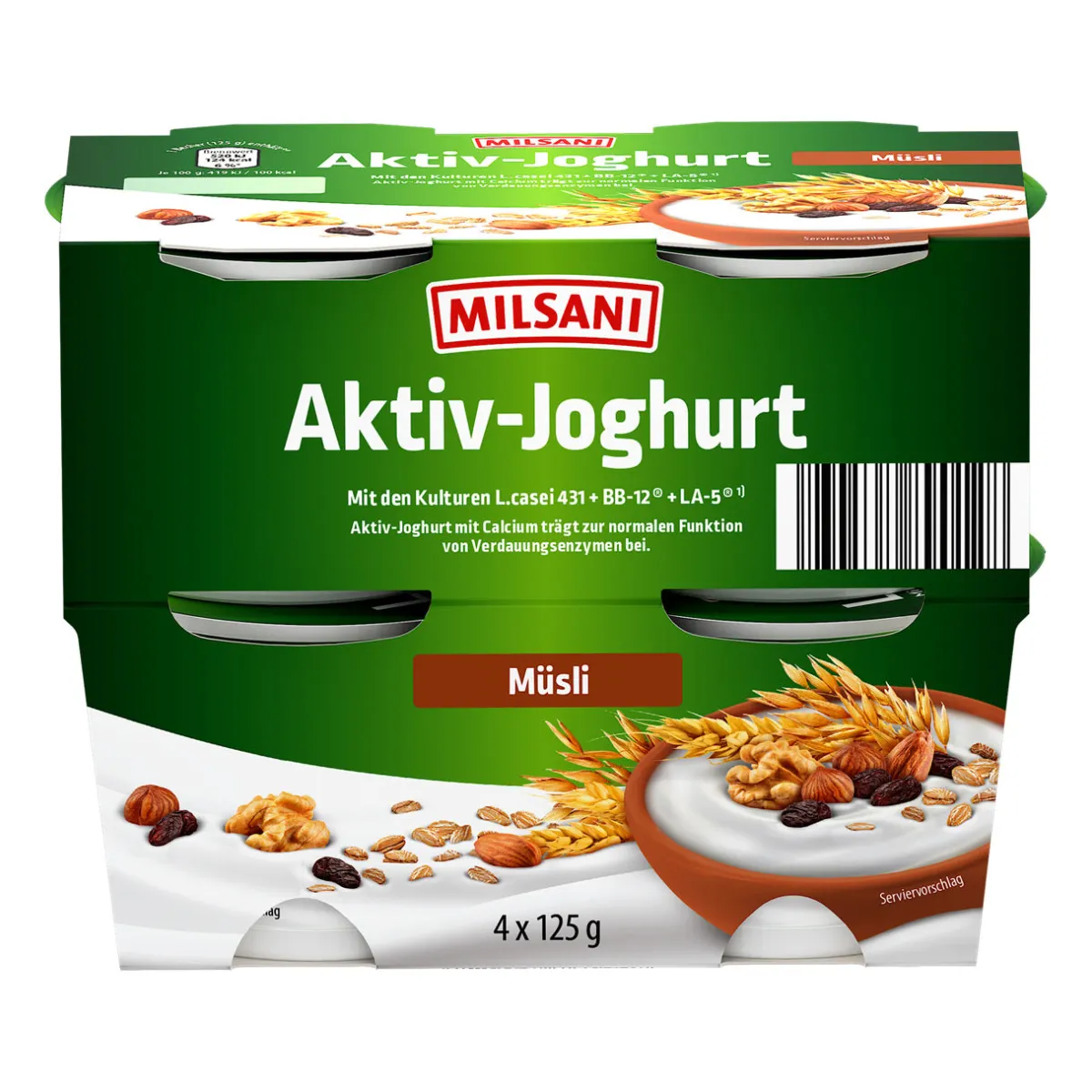 MILSANI Aktiv-Joghurt- Joghurt, Quark & Milchdesserts Bei Aldi Nord.