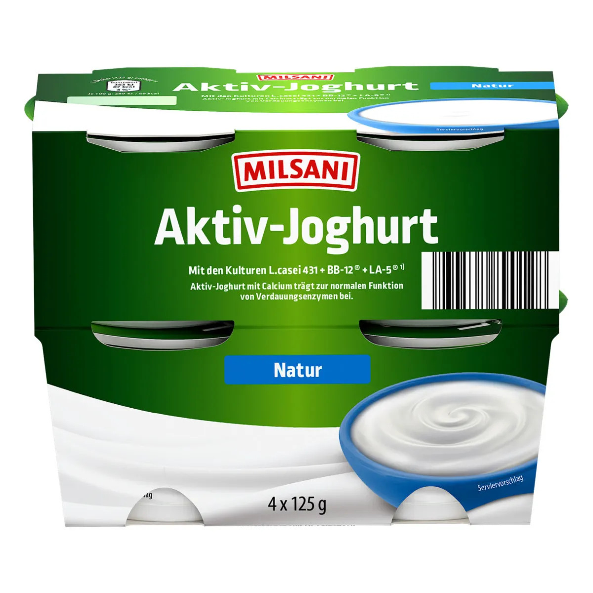 MILSANI Aktiv-Joghurt- Joghurt, Quark & Milchdesserts Bei Aldi Nord.
