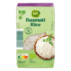 BIO Basmati-Reis- Reis Bei Aldi Nord.