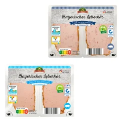 GUT DREI EICHEN Bayerischer Leberkäs- Schweinefleisch Bei Aldi Nord.|Wurstaufschnitt & Streichwurst Bei Aldi Nord.