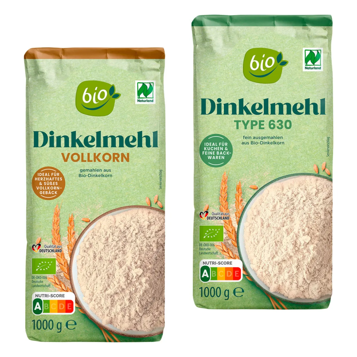 BIO -Dinkelmehl- Mehl, Zucker & Süßungsmittel Bei Aldi Nord.