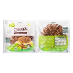 BIO -Finnkorn Toastbrötchen- Brot & Toast Bei Aldi Nord.|Vegane Fertigprodukte & Vorräte Bei Aldi Nord.