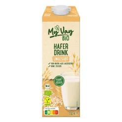 MYVAY Bio-Haferdrink Ungesüßt- Milchersatz & Käseersatz Bei Aldi Nord.