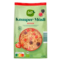 BIO -Knuspermüsli- Haferflocken, Müsli & Müsliriegel Bei Aldi Nord.