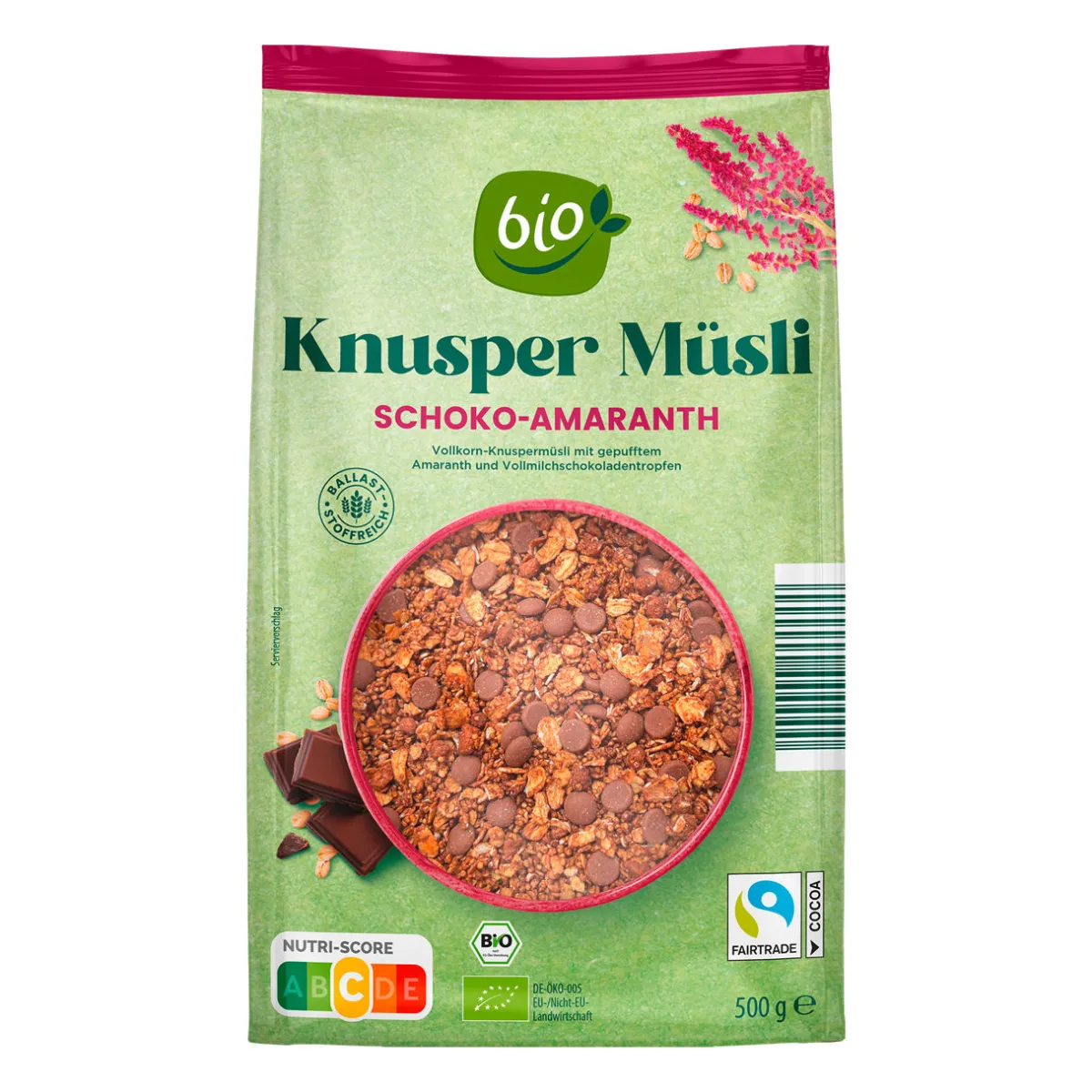 BIO -Knuspermüsli- Haferflocken, Müsli & Müsliriegel Bei Aldi Nord.