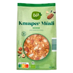BIO -Knuspermüsli- Haferflocken, Müsli & Müsliriegel Bei Aldi Nord.