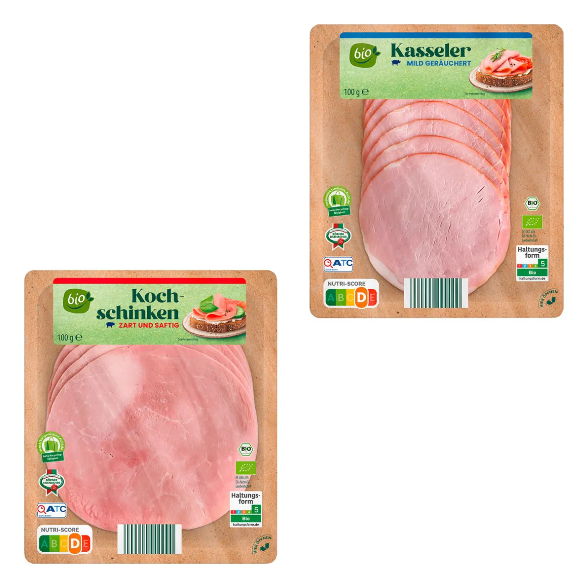 BIO -Kochschinken / -Kasseler- Wurstaufschnitt & Streichwurst Bei Aldi Nord.