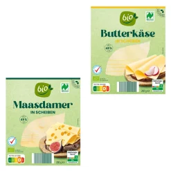 BIO -Käsescheiben- Scheibenkäse & Geriebener Käse Bei Aldi Nord.