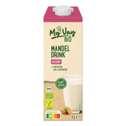 MYVAY Bio Mandeldrink- Vegane Fertigprodukte & Vorräte Bei Aldi Nord.|Milchersatz & Käseersatz Bei Aldi Nord.