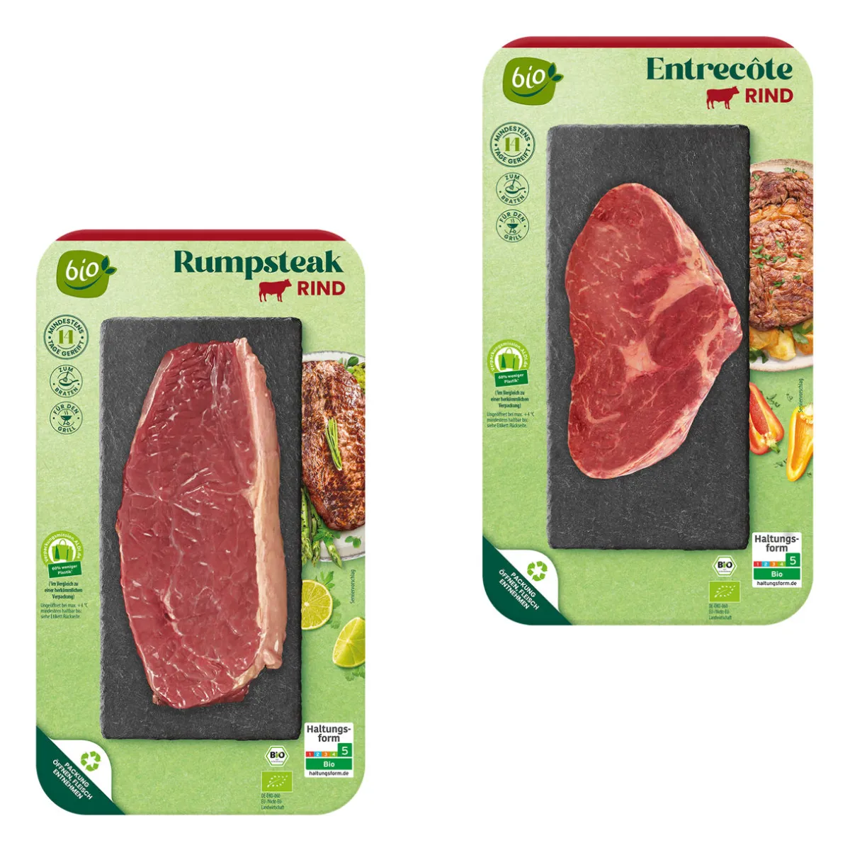 BIO -Rindersteaks- Rindfleisch Bei Aldi Nord.