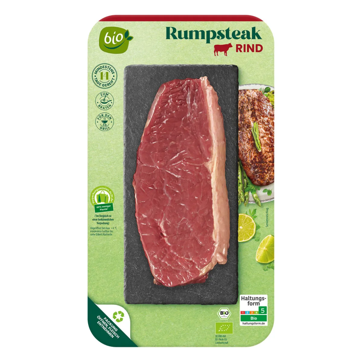 BIO -Rindersteaks- Rindfleisch Bei Aldi Nord.