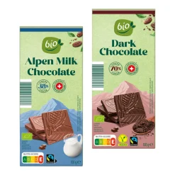 BIO -Schokolade, Fairtrade- Schokolade Bei Aldi Nord.