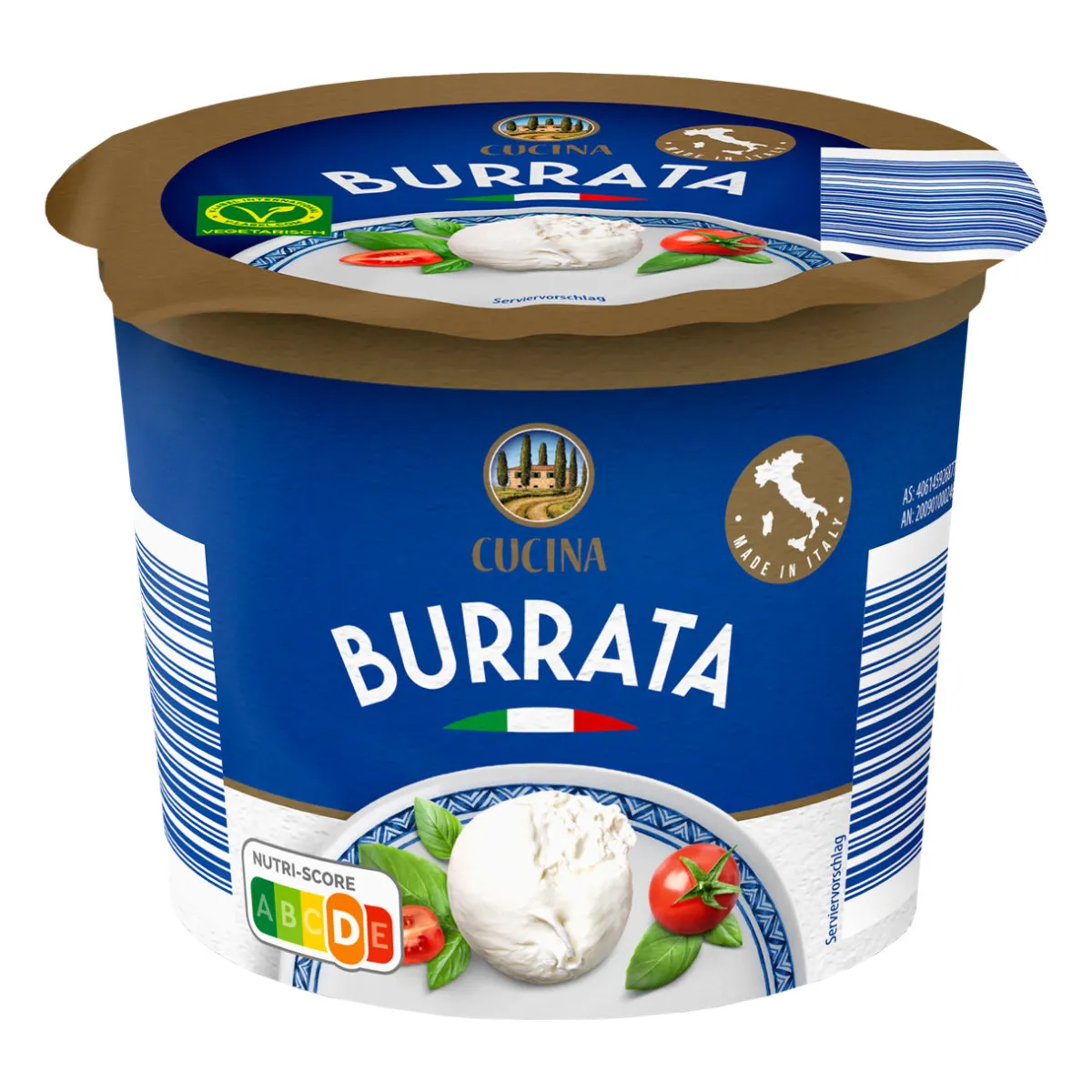 CUCINA Burrata- Frischkäse & Weichkäse Bei Aldi Nord.|Veganes & Vegetarisches Grillgut Bei Aldi Nord.·Grillbeilagen Im Grillsortiment Von Aldi Nord.