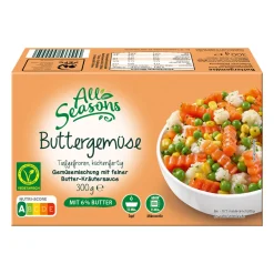ALL SEASONS Buttergemüse- Fertiggerichte Für Mikrowelle & Pfanne Bei Aldi Nord.