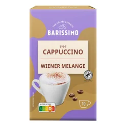 BARISSIMO Cappuccino- Kaffee Bei Aldi Nord.