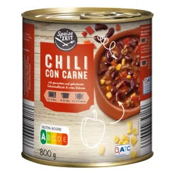 SPEISEZEIT Chili con / sin Carne- Suppen & Eintöpfe Bei Aldi Nord.