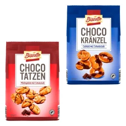 BISCOTTO Choco Kränzel / Choco Tatzen- Kuchen & Gebäck Bei Aldi Nord.