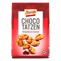 BISCOTTO Choco Kränzel / Choco Tatzen- Kuchen & Gebäck Bei Aldi Nord.