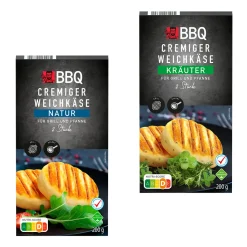 BBQ Cremiger Weichkäse- Frischkäse & Weichkäse Bei Aldi Nord.|Veganes & Vegetarisches Grillgut Bei Aldi Nord.·Grillbeilagen Im Grillsortiment Von Aldi Nord.