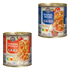 SPEISEZEIT Deftige Mahlzeit- Suppen & Eintöpfe Bei Aldi Nord.