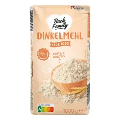 BACK FAMILY Dinkelmehl- Mehl, Zucker & Süßungsmittel Bei Aldi Nord.