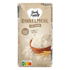 BACK FAMILY Dinkelmehl- Mehl, Zucker & Süßungsmittel Bei Aldi Nord.