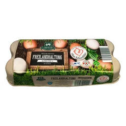 LANDFREUDE Eier aus Freilandhaltung- Eier Bei Aldi Nord.