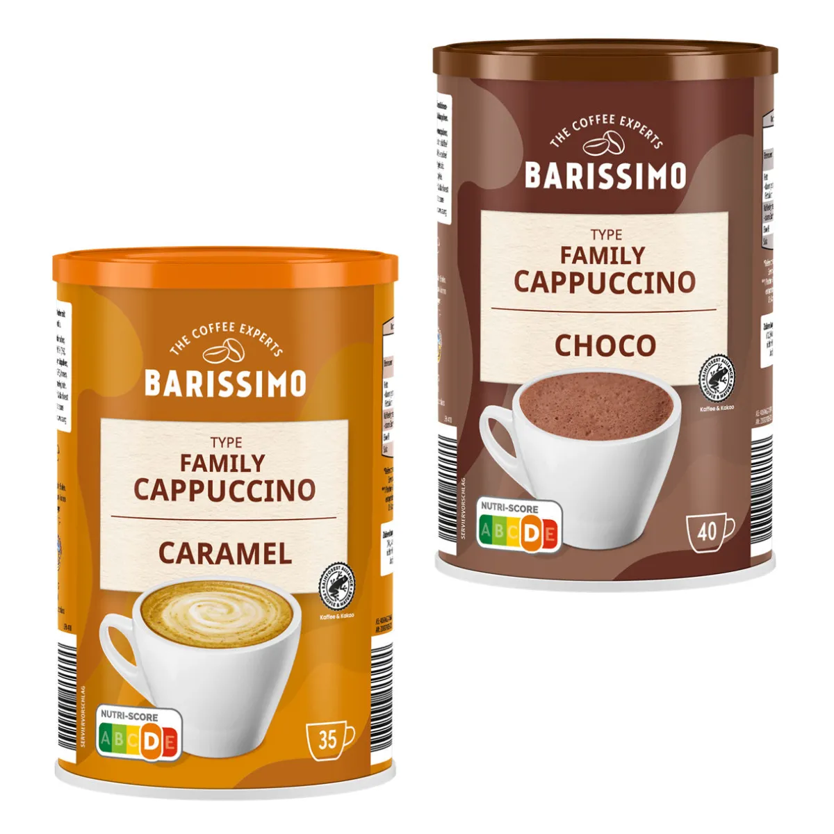 Barissimo Family Cappuccino- Kaffee Bei Aldi Nord.