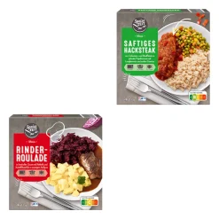 SPEISEZEIT Fertiggericht- Fertiggerichte Für Mikrowelle & Pfanne Bei Aldi Nord.