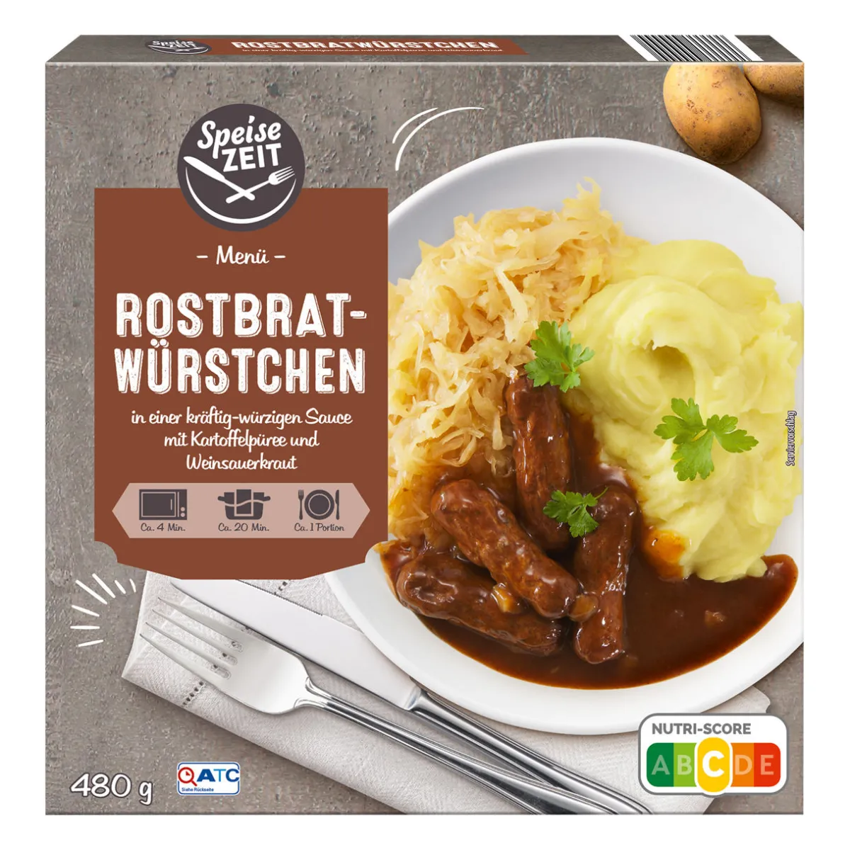 SPEISEZEIT Fertiggericht- Fertiggerichte Für Mikrowelle & Pfanne Bei Aldi Nord.