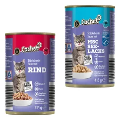 CACHET Feuchtfutter- Katzenfutter & Katzenstreu Bei Aldi Nord.