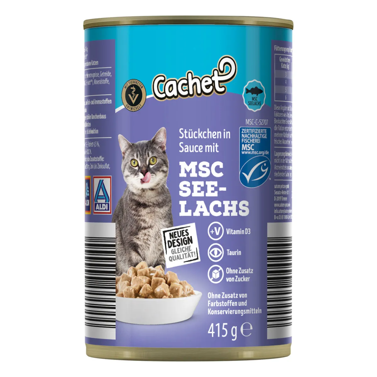 CACHET Feuchtfutter- Katzenfutter & Katzenstreu Bei Aldi Nord.