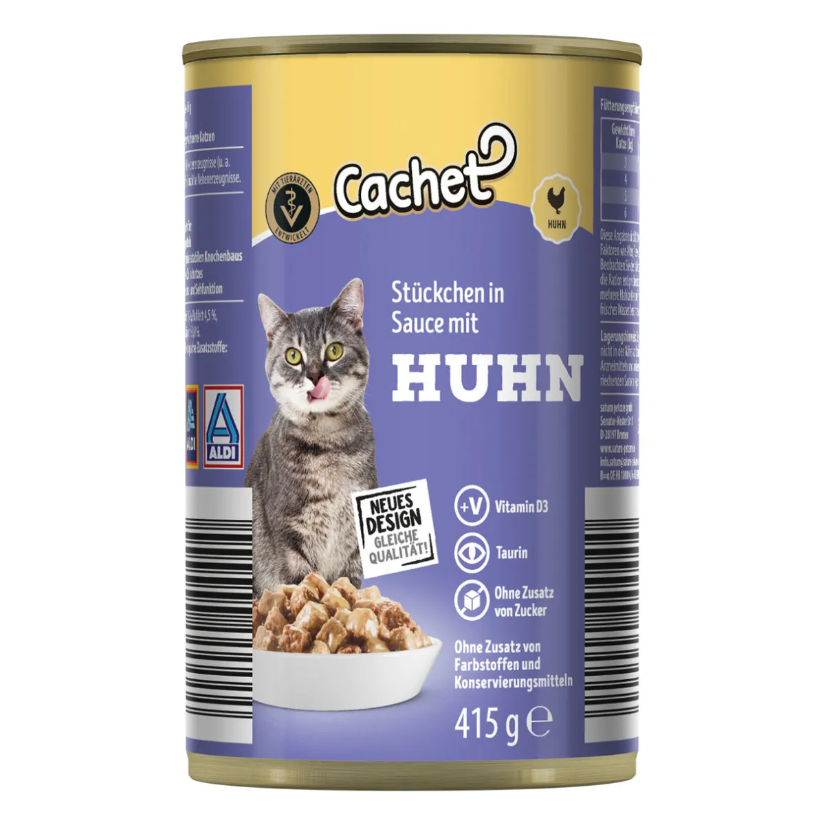 CACHET Feuchtfutter- Katzenfutter & Katzenstreu Bei Aldi Nord.