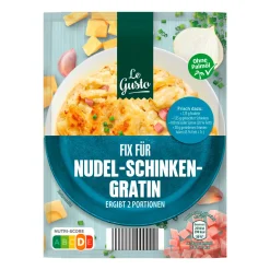 LE GUSTO Fix Nudel-Schinken-Gratin- Fix-Produkte Bei Aldi Nord.