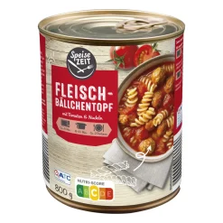 SPEISEZEIT Fleischbällchentopf- Suppen & Eintöpfe Bei Aldi Nord.