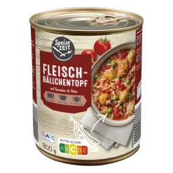 SPEISEZEIT Fleischbällchentopf- Suppen & Eintöpfe Bei Aldi Nord.
