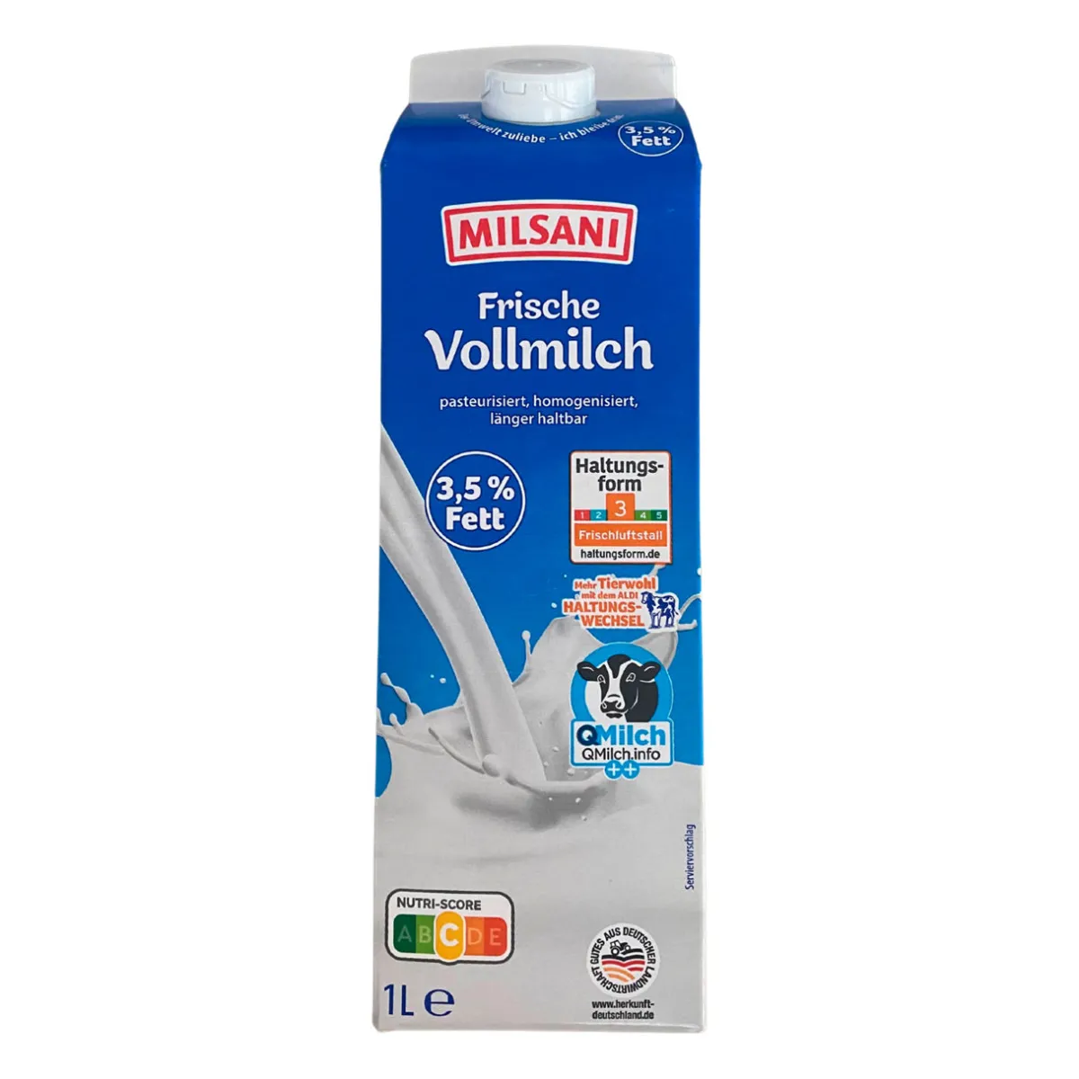 MILSANI Frische Vollmilch- Milch & Milchgetränke Bei Aldi Nord.