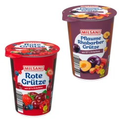 MILSANI Fruchtgrütze- Desserts & Süßspeisen Bei Aldi Nord.|Vegane Fertigprodukte & Vorräte Bei Aldi Nord.