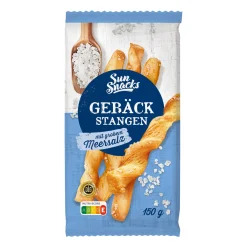 SUN SNACKS Gebäckstangen- Chips & Salzgebäck Bei Aldi Nord.