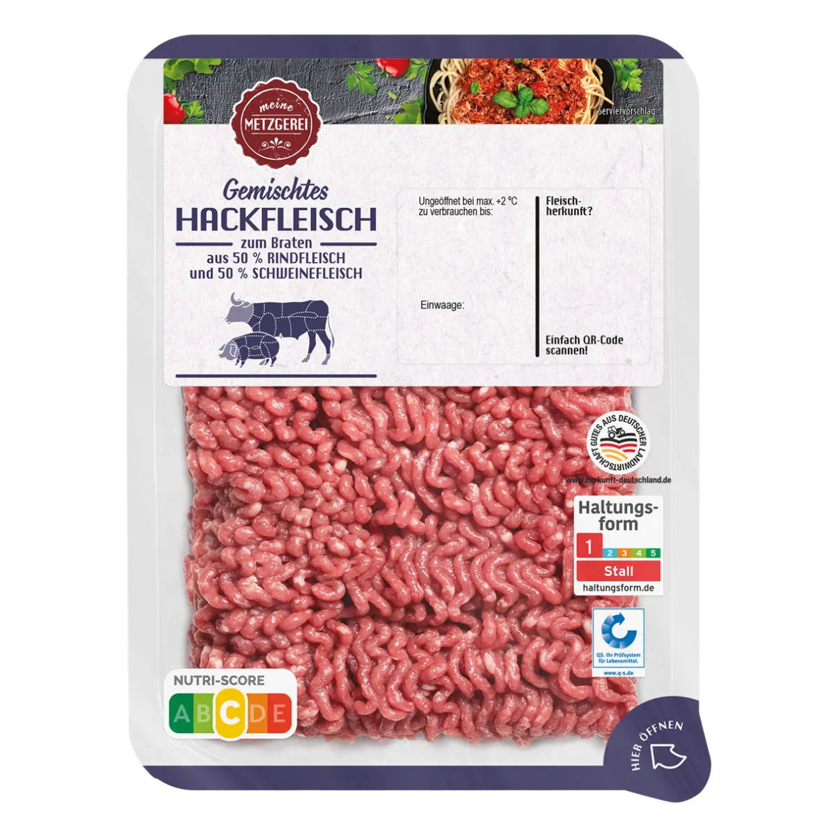 MEINE METZGEREI Gemischtes Hackfleisch- Gemischtes Hackfleisch Bei Aldi Nord.