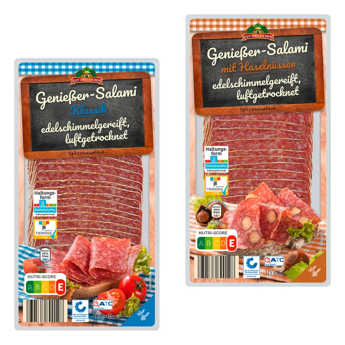 GUT DREI EICHEN Genießer-Salami- Schinken & Salami Bei Aldi Nord.
