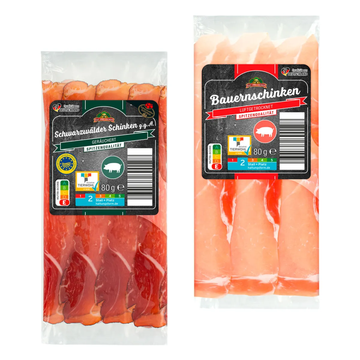 GUT DREI EICHEN Genießerschinken- Schweinefleisch Bei Aldi Nord.|Schinken & Salami Bei Aldi Nord.