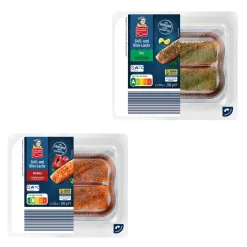 GOLDEN SEAFOOD Grill- und Ofenlachs- Frischer Fisch & Räucherfisch Bei Aldi Nord.|Grillfisch & Meeresfrüchte Im Grillsortiment Von Aldi Nord.