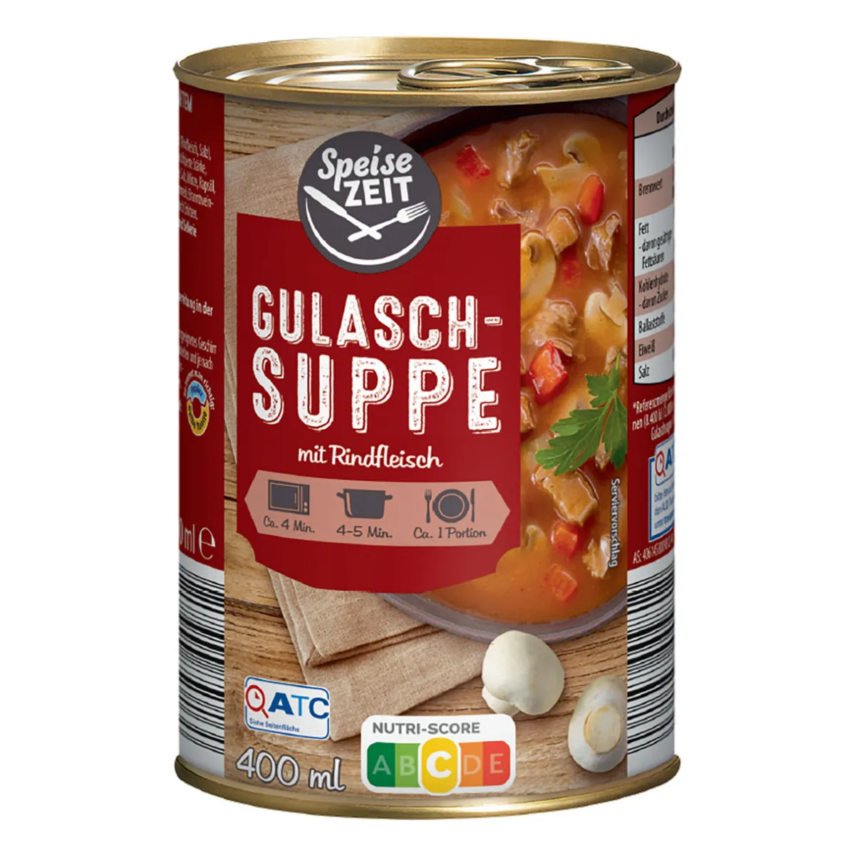 SPEISEZEIT Gulaschsuppe- Suppen & Eintöpfe Bei Aldi Nord.