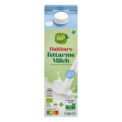 BIO Haltbare -fettarme Milch- Milch & Milchgetränke Bei Aldi Nord.
