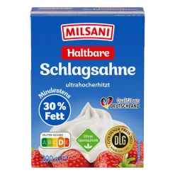 MILSANI Haltbare Schlagsahne- Butter, Sahne & Sauerrahm Bei Aldi Nord