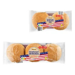 GOLDÄHREN Hamburger-Brötchen- Vegane Fertigprodukte & Vorräte Bei Aldi Nord.|Brot & Toast Bei Aldi Nord.
