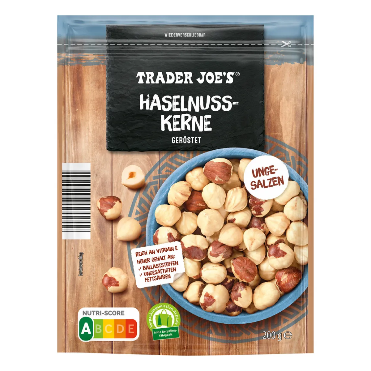 TRADER JOE'S Haselnusskerne- Nüsse, Trockenfrüchte, Kerne & Samen Bei Aldi Nord.