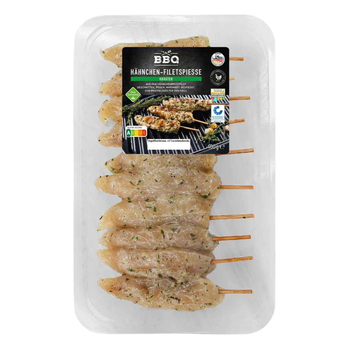 BBQ Hähnchenfilet-Spieße- Grillfleisch & Grillwurst Bei Aldi Nord.|Veganes & Vegetarisches Grillgut Bei Aldi Nord.·Grillfleisch & Grillwurst Bei Aldi Nord.